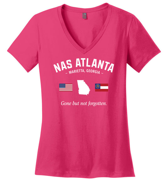 NAS Atlanta "GBNF" - Women's V-Neck T-Shirt
