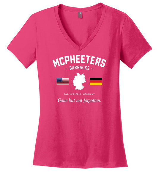 McPheeters Barracks "GBNF" - Women's V-Neck T-Shirt