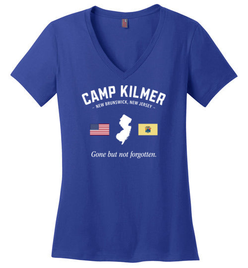 Camp Kilmer "GBNF" - Women's V-Neck T-Shirt-Wandering I Store