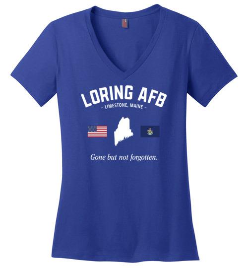 Loring AFB "GBNF" - Women's V-Neck T-Shirt