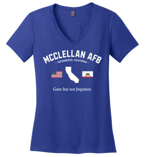 McClellan AFB "GBNF" - Women's V-Neck T-Shirt