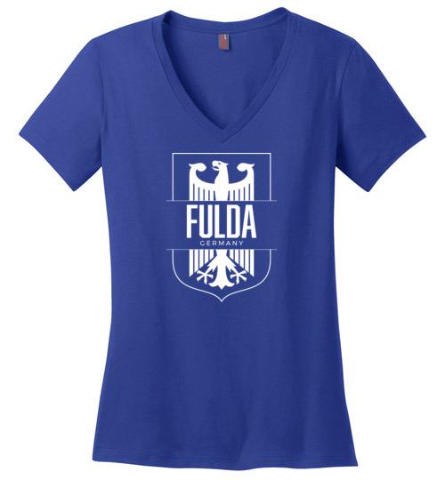 Fulda, Germany - Women's V-Neck T-Shirt