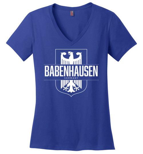 Load image into Gallery viewer, Babenhausen, Germany - Women&#39;s V-Neck T-Shirt
