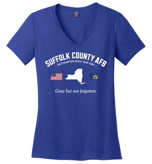Suffolk County AFB "GBNF" - Women's V-Neck T-Shirt