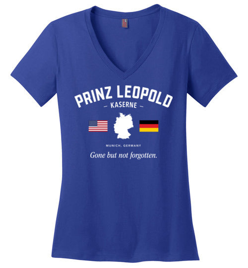 Load image into Gallery viewer, Prinz Leopold Kaserne &quot;GBNF&quot; - Women&#39;s V-Neck T-Shirt-Wandering I Store
