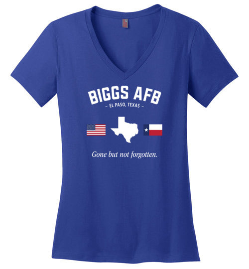 Biggs AFB "GBNF" - Women's V-Neck T-Shirt-Wandering I Store