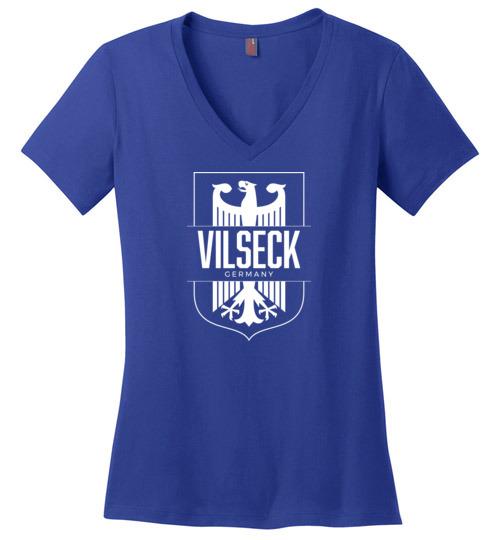 Load image into Gallery viewer, Vilseck, Germany - Women&#39;s V-Neck T-Shirt
