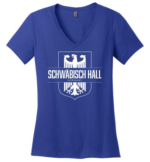 Load image into Gallery viewer, Schwabisch Hall, Germany - Women&#39;s V-Neck T-Shirt
