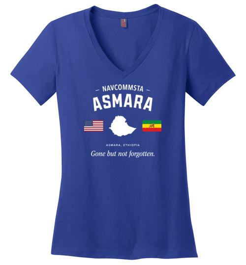 NAVCOMMSTA Asmara "GBNF" - Women's V-Neck T-Shirt
