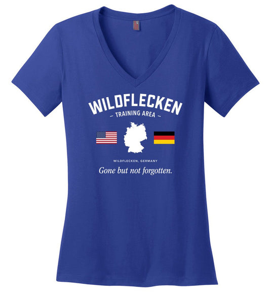 Wildflecken Training Area "GBNF" - Women's V-Neck T-Shirt