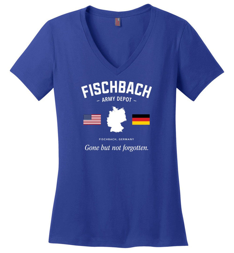 Load image into Gallery viewer, Fischbach Army Depot &quot;GBNF&quot; - Women&#39;s V-Neck T-Shirt
