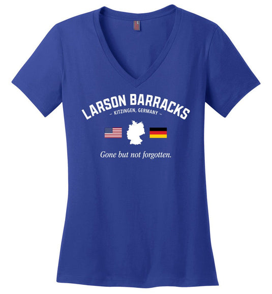 Larson Barracks "GBNF" - Women's V-Neck T-Shirt
