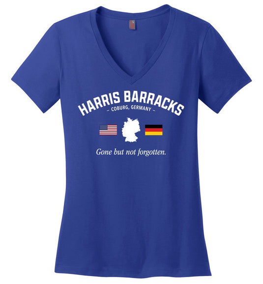 Harris Barracks "GBNF" - Women's V-Neck T-Shirt