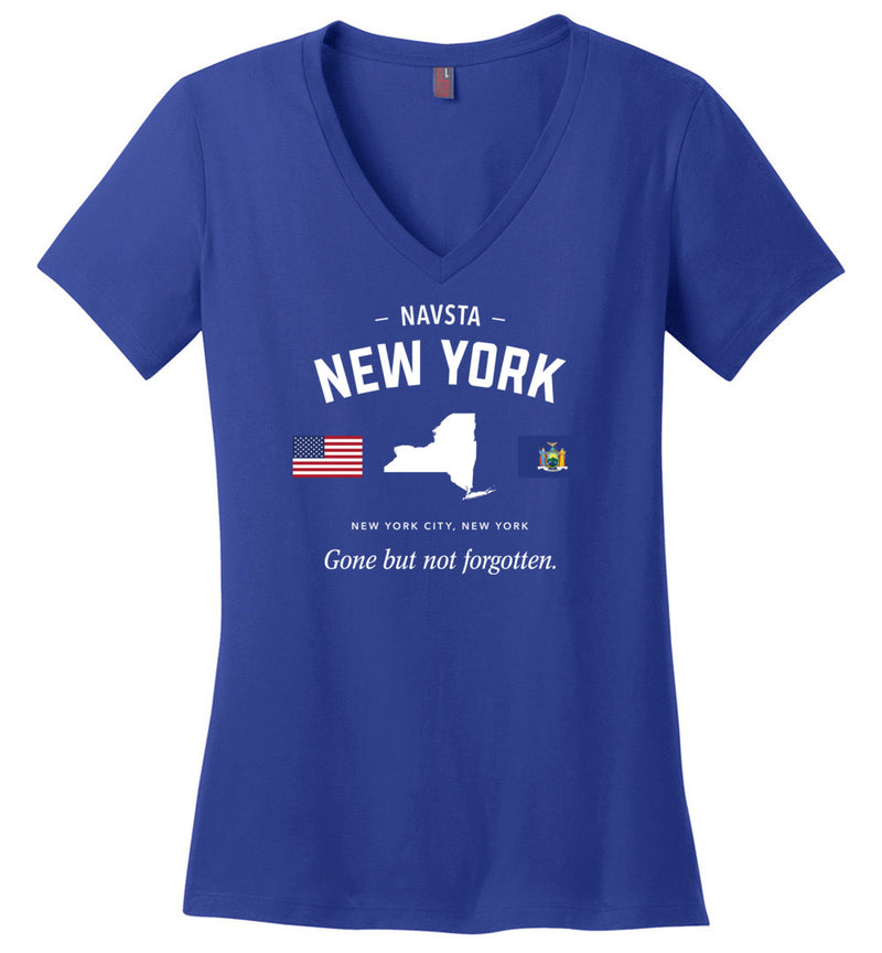 Load image into Gallery viewer, NAVSTA New York &quot;GBNF&quot; - Women&#39;s V-Neck T-Shirt

