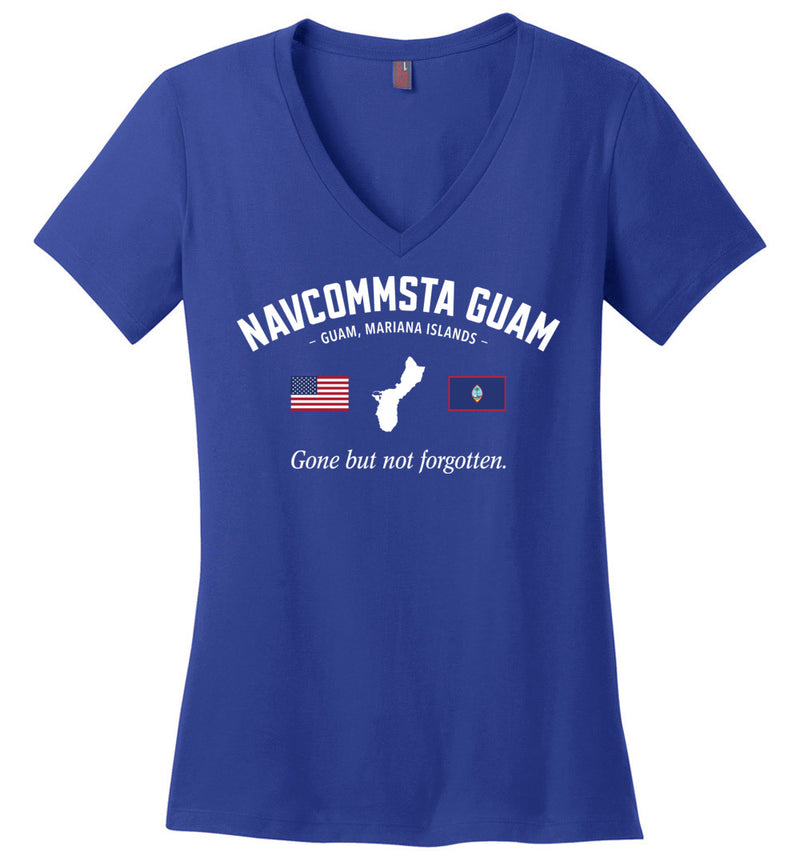 Load image into Gallery viewer, NAVCOMMSTA Guam &quot;GBNF&quot; - Women&#39;s V-Neck T-Shirt
