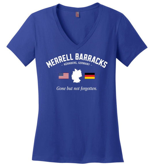 Merrell Barracks "GBNF" - Women's V-Neck T-Shirt