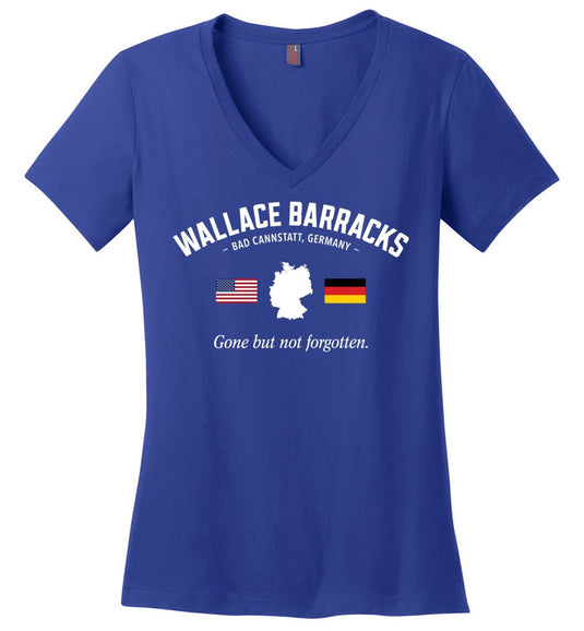 Wallace Barracks "GBNF" - Women's V-Neck T-Shirt