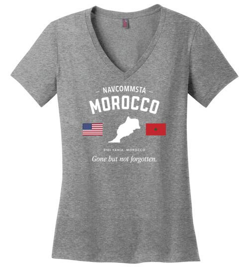 NAVCOMMSTA Morocco "GBNF" - Women's V-Neck T-Shirt