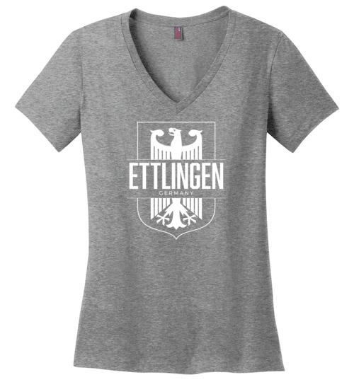 Ettlingen, Germany - Women's V-Neck T-Shirt