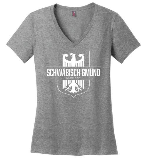 Load image into Gallery viewer, Schwabisch Gmund, Germany - Women&#39;s V-Neck T-Shirt

