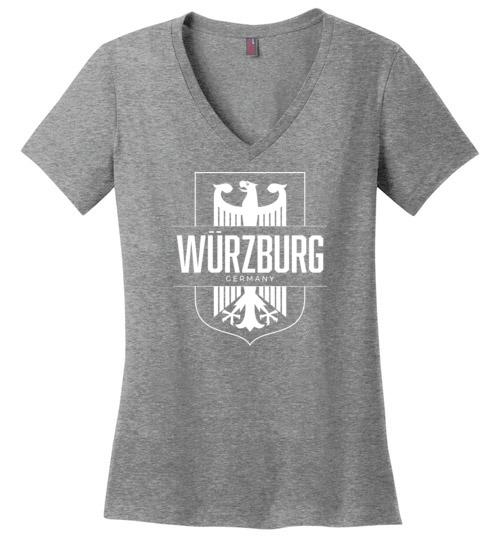 Load image into Gallery viewer, Wurzburg, Germany - Women&#39;s V-Neck T-Shirt
