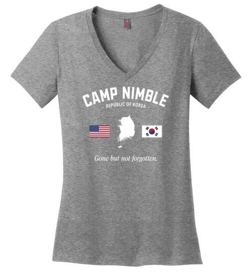 Load image into Gallery viewer, Camp Nimble &quot;GBNF&quot; - Women&#39;s V-Neck T-Shirt
