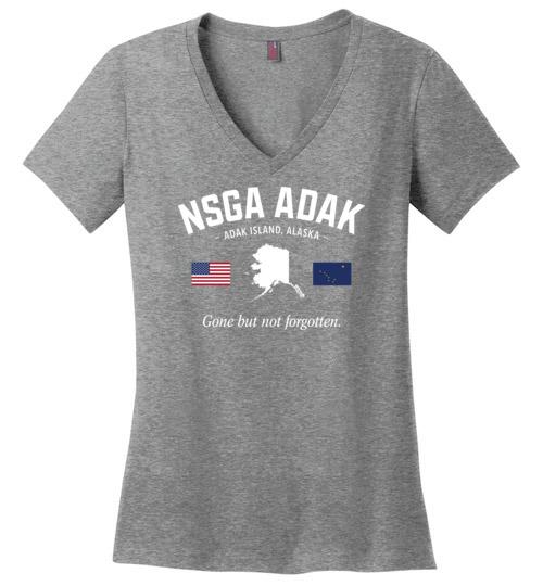 NSGA Adak "GBNF" - Women's V-Neck T-Shirt