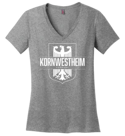 Kornwestheim, Germany - Women's V-Neck T-Shirt