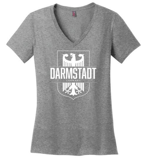 Load image into Gallery viewer, Darmstadt, Germany - Women&#39;s V-Neck T-Shirt
