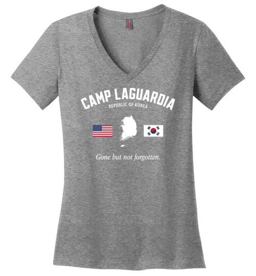 Load image into Gallery viewer, Camp Laguardia &quot;GBNF&quot; - Women&#39;s V-Neck T-Shirt
