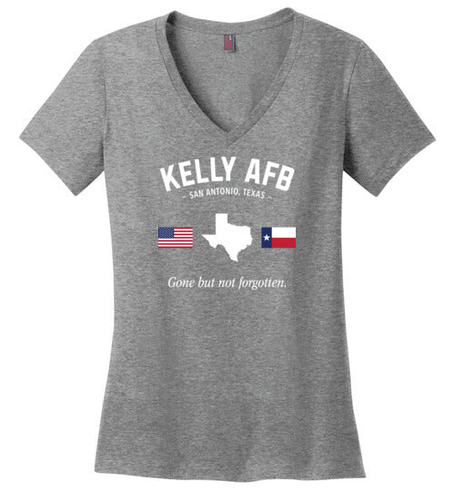 Load image into Gallery viewer, Kelly AFB &quot;GBNF&quot; - Women&#39;s V-Neck T-Shirt-Wandering I Store
