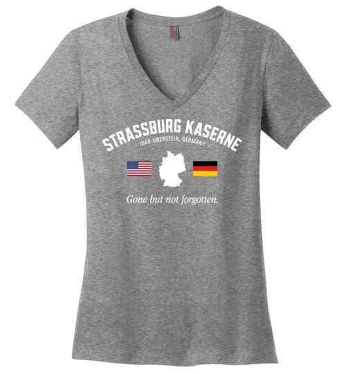 Strassburg Kaserne "GBNF" - Women's V-Neck T-Shirt