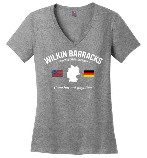 Wilkin Barracks "GBNF" - Women's V-Neck T-Shirt
