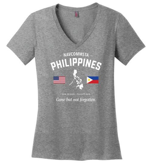 NAVCOMMSTA Philippines "GBNF" - Women's V-Neck T-Shirt