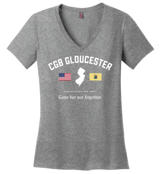 CGB Gloucester "GBNF" - Women's V-Neck T-Shirt