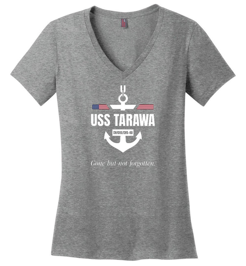 Load image into Gallery viewer, USS Tarawa CV/CVA/CVS-40 &quot;GBNF&quot; - Women&#39;s V-Neck T-Shirt
