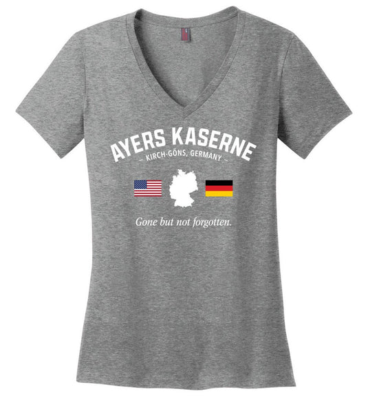 Ayers Kaserne "GBNF" - Women's V-Neck T-Shirt