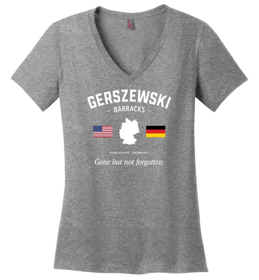 Gerszewski Barracks "GBNF" - Women's V-Neck T-Shirt