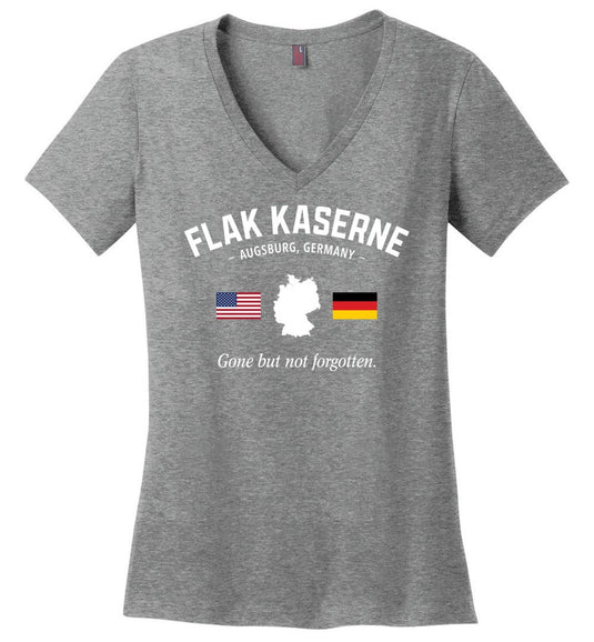 Flak Kaserne (Augsburg) "GBNF" - Women's V-Neck T-Shirt