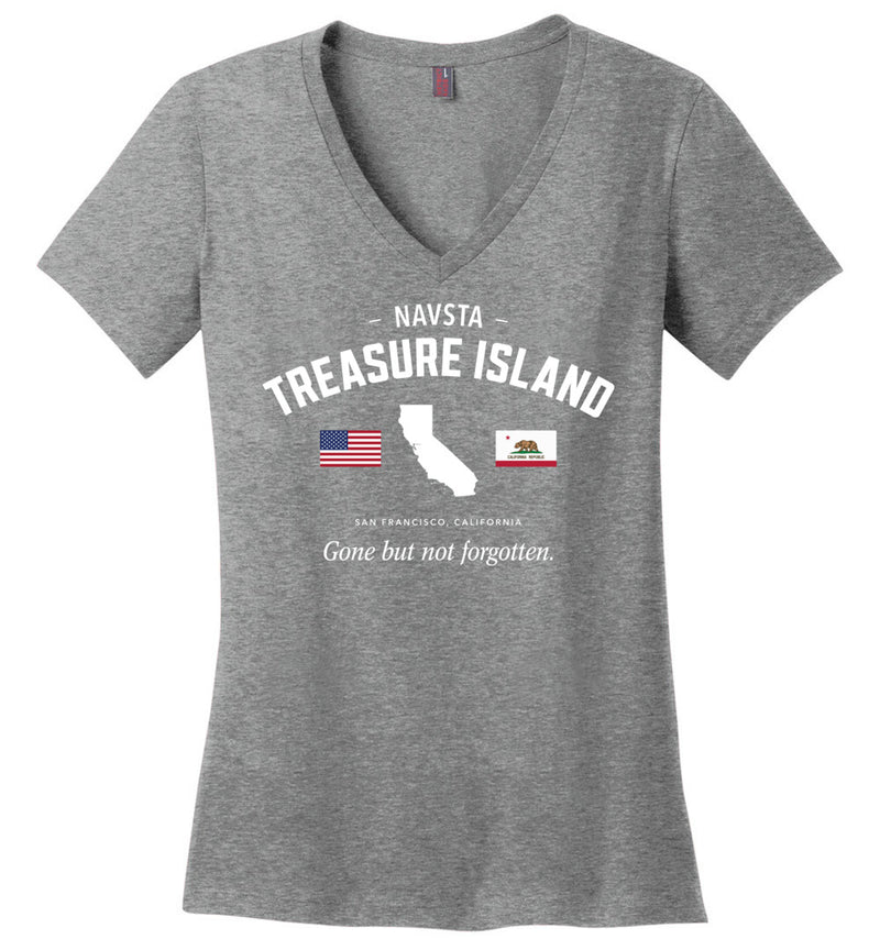 Load image into Gallery viewer, NAVSTA Treasure Island &quot;GBNF&quot; - Women&#39;s V-Neck T-Shirt
