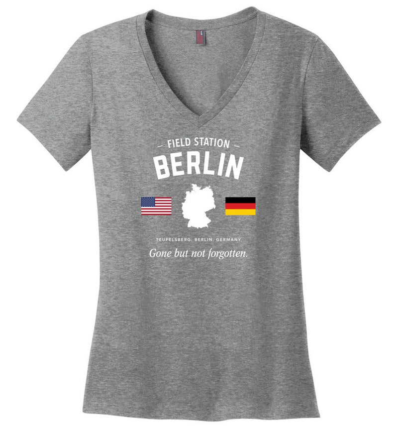 Load image into Gallery viewer, Field Station Berlin &quot;GBNF&quot; - Women&#39;s V-Neck T-Shirt
