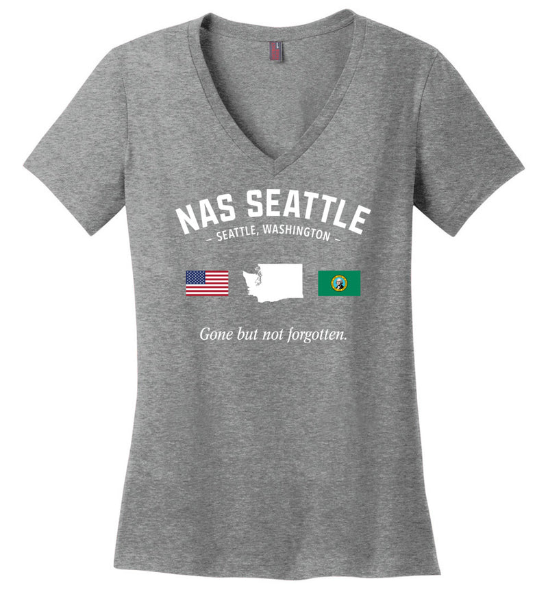 Load image into Gallery viewer, NAS Seattle &quot;GBNF&quot; - Women&#39;s V-Neck T-Shirt
