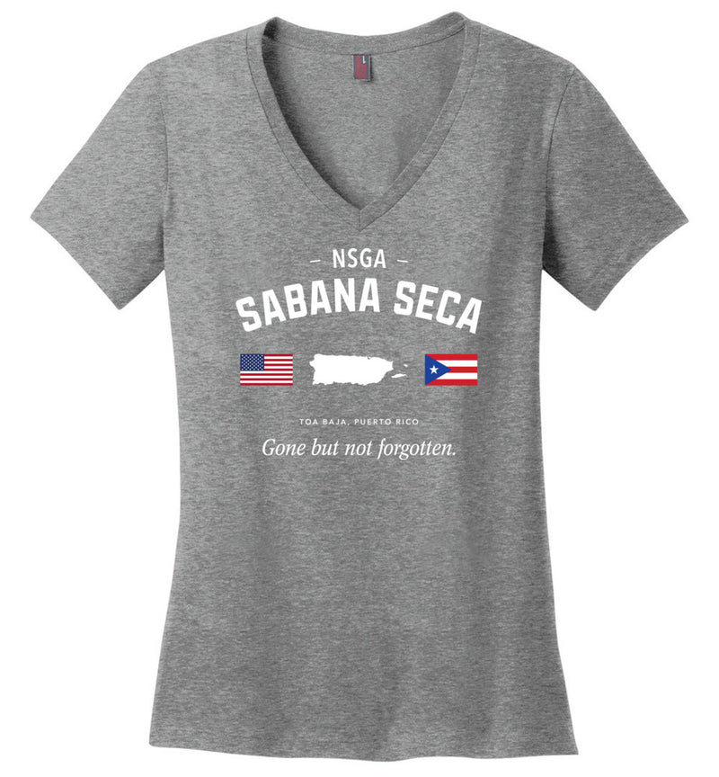 Load image into Gallery viewer, NSGA Sabana Seca &quot;GBNF&quot; - Women&#39;s V-Neck T-Shirt
