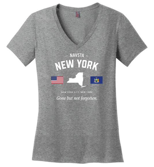 NAVSTA New York "GBNF" - Women's V-Neck T-Shirt