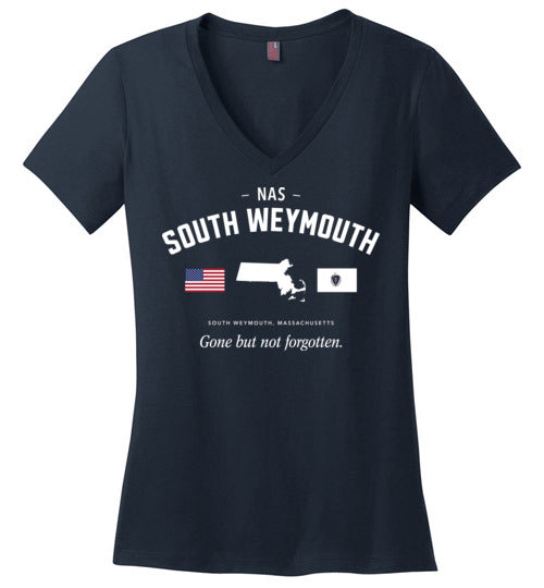 Load image into Gallery viewer, NAS South Weymouth &quot;GBNF&quot; - Women&#39;s V-Neck T-Shirt-Wandering I Store
