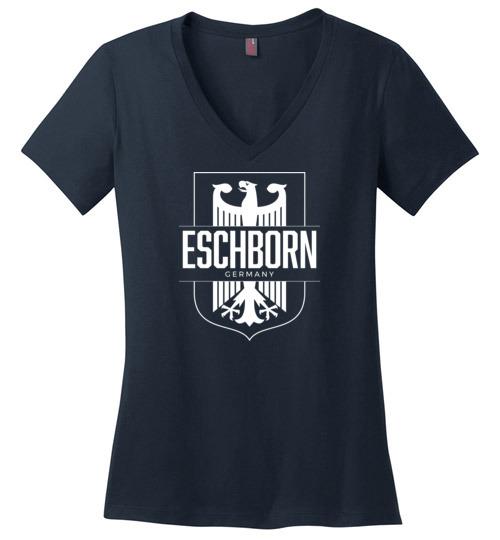 Load image into Gallery viewer, Eschborn, Germany - Women&#39;s V-Neck T-Shirt
