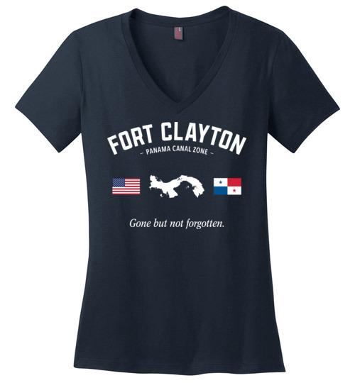Fort Clayton "GBNF" - Women's V-Neck T-Shirt