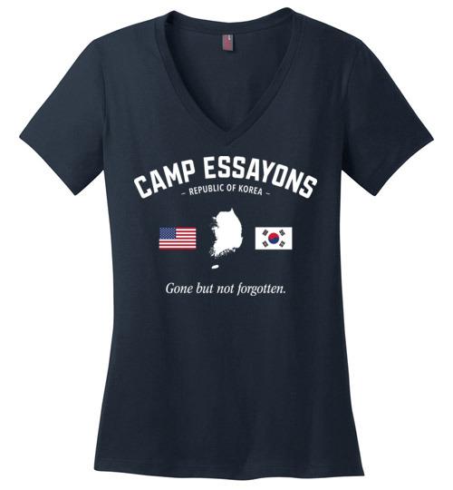 Camp Essayons "GBNF" - Women's V-Neck T-Shirt