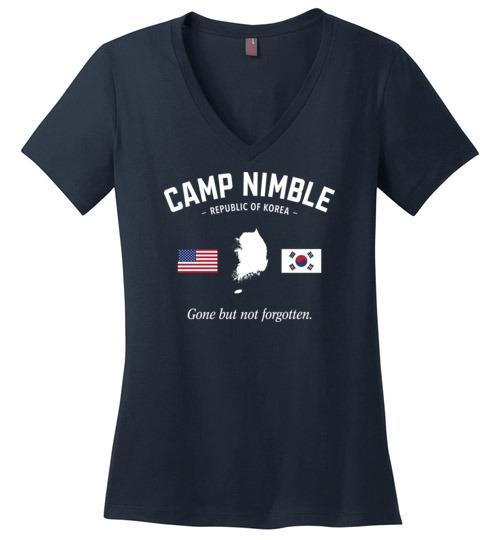 Load image into Gallery viewer, Camp Nimble &quot;GBNF&quot; - Women&#39;s V-Neck T-Shirt
