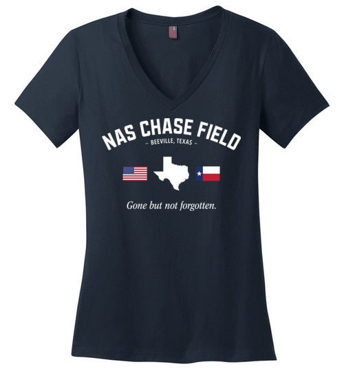 NAS Chase Field "GBNF" - Women's V-Neck T-Shirt-Wandering I Store